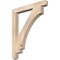Ekena Millwork Imperial Craftsman Smooth Bracket, Douglas Fir, 3 1/2"W x 32"D x 38"H BKT04X32X38IMP04SDF - alternate 1
